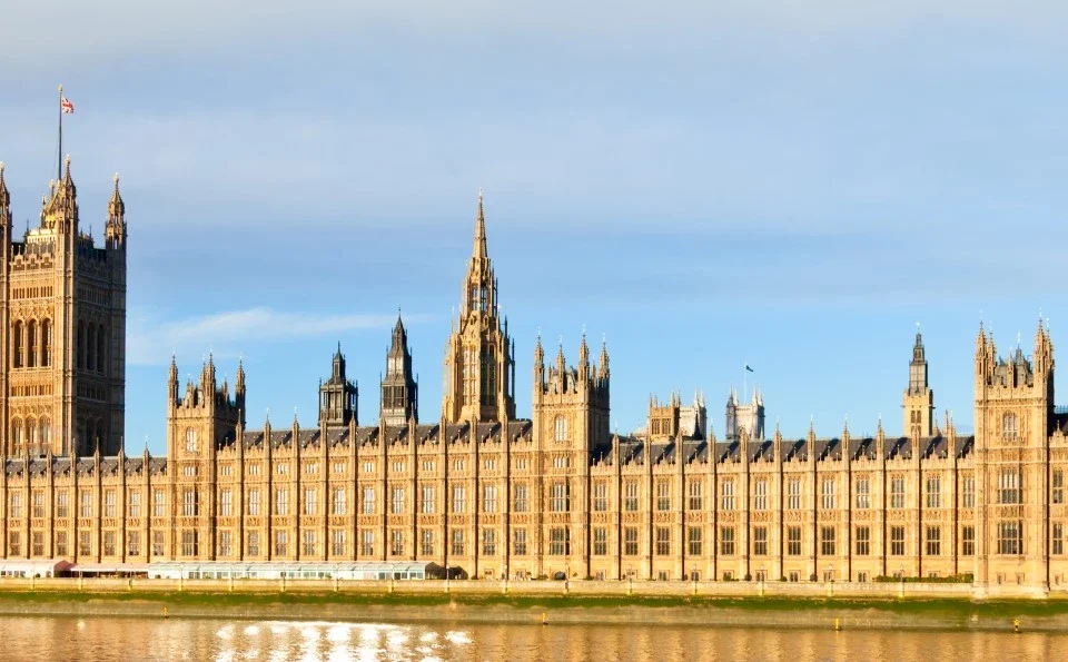Houses of Parliament from across the Thames
